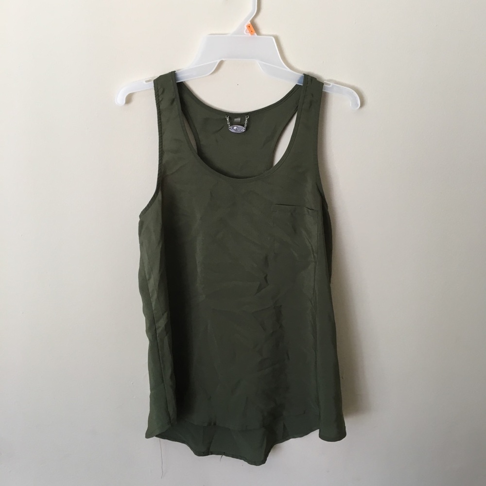 Olive Green Blouse
